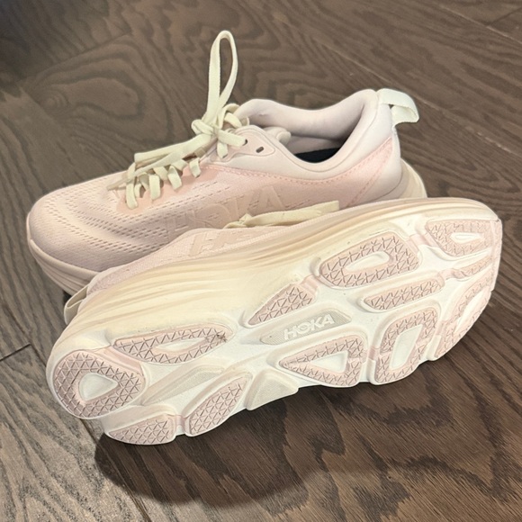 Hoka Women's Soft Pink Sneakers - Picture 3 of 3